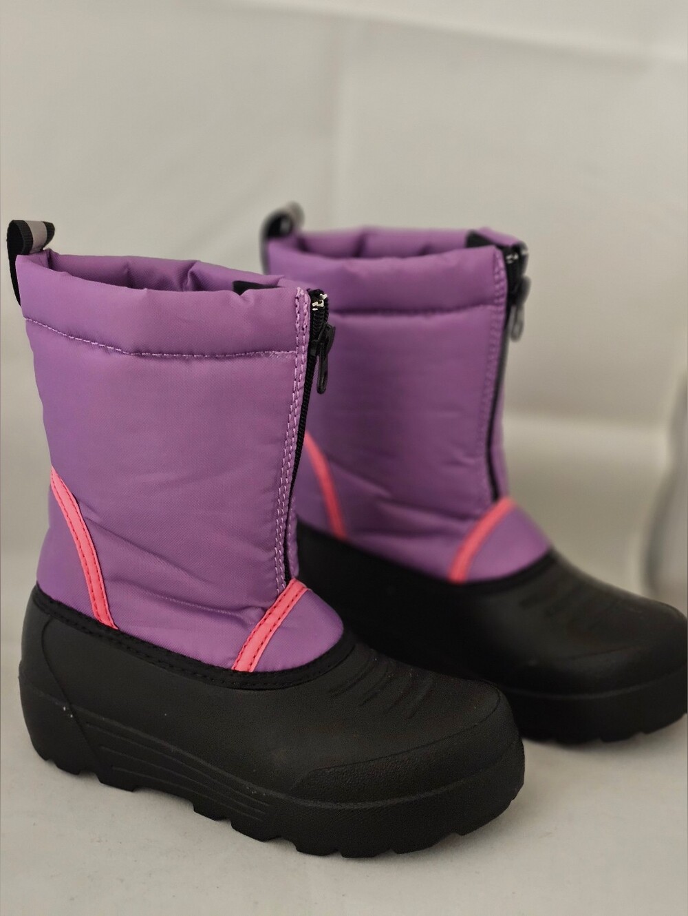 NorthSide Kids Purple Winter Boots with Pink Accents Sz 12T